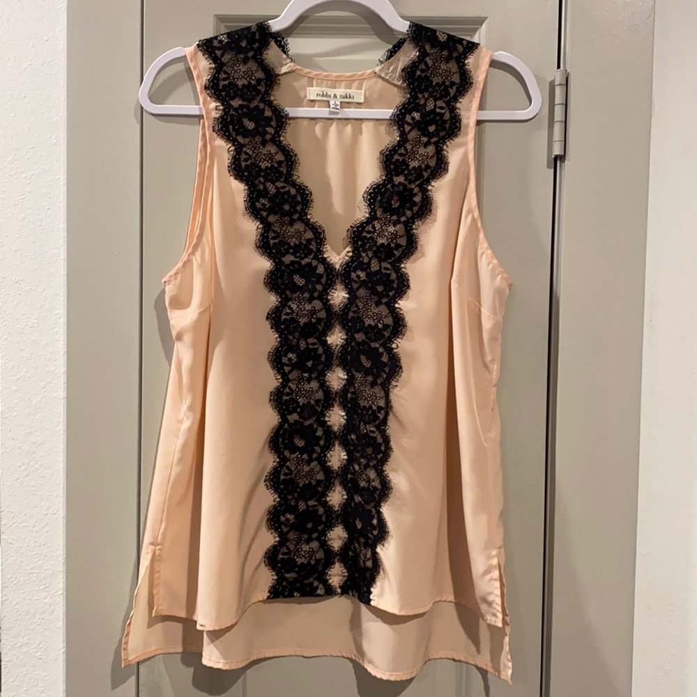 Robbi & Nikki matte satin tank size L